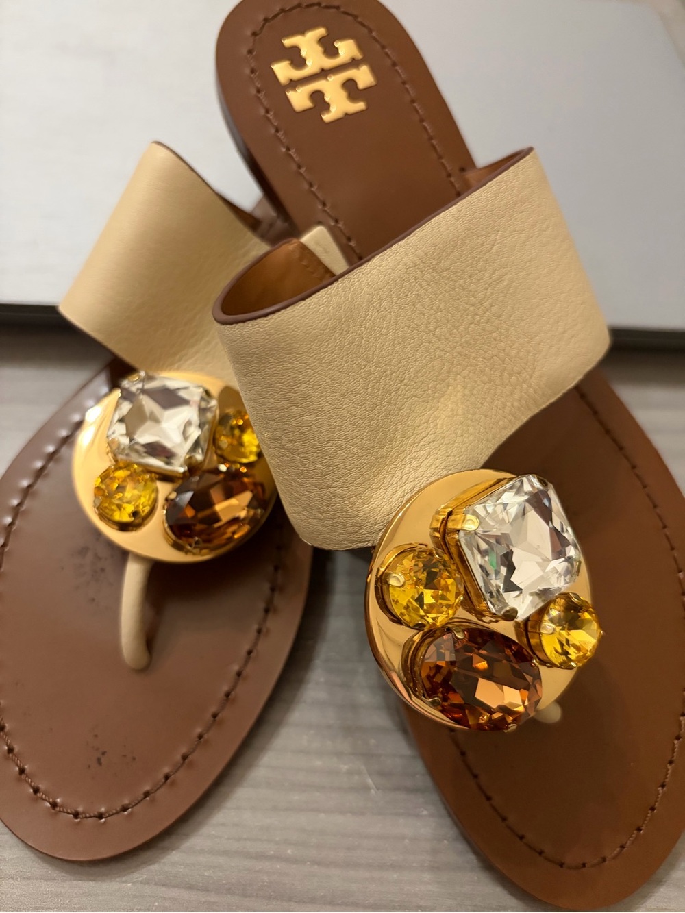 Tory Burch Patos Disk Sandals.
